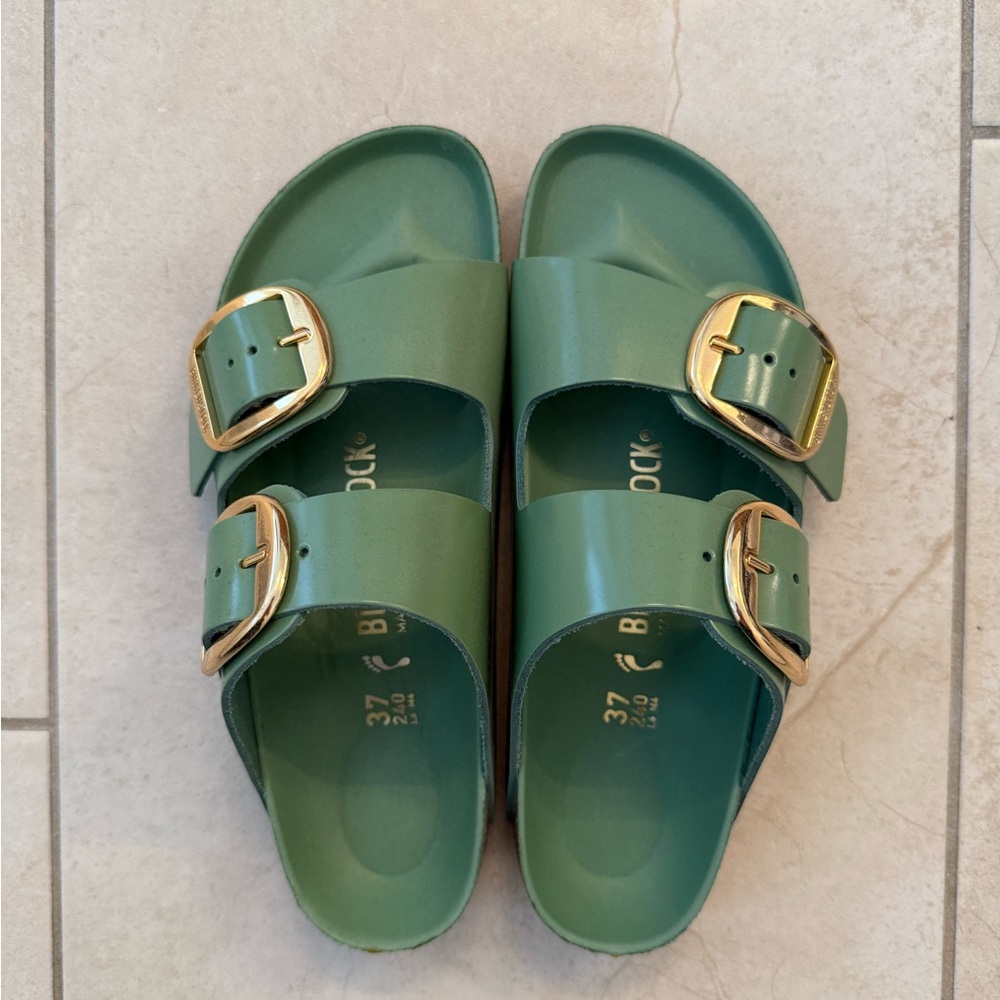 Birkenstock Arizona Big Buckle Sandals | Digital Green | Size 37 / US 6–6.5